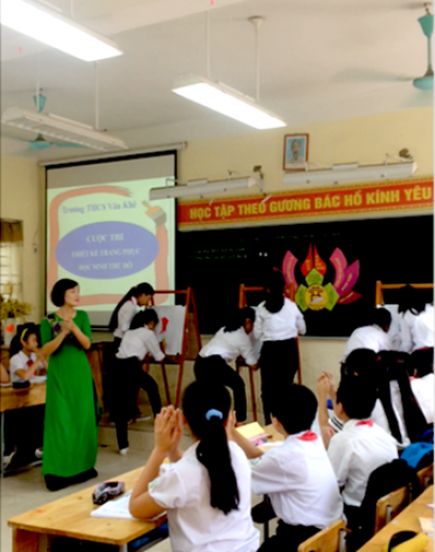 Trường THCS Văn Khê tham gia hội thi giáo viên dạy giỏi chuyên đề "Giáo dục nếp sống thanh lịch, văn minh"